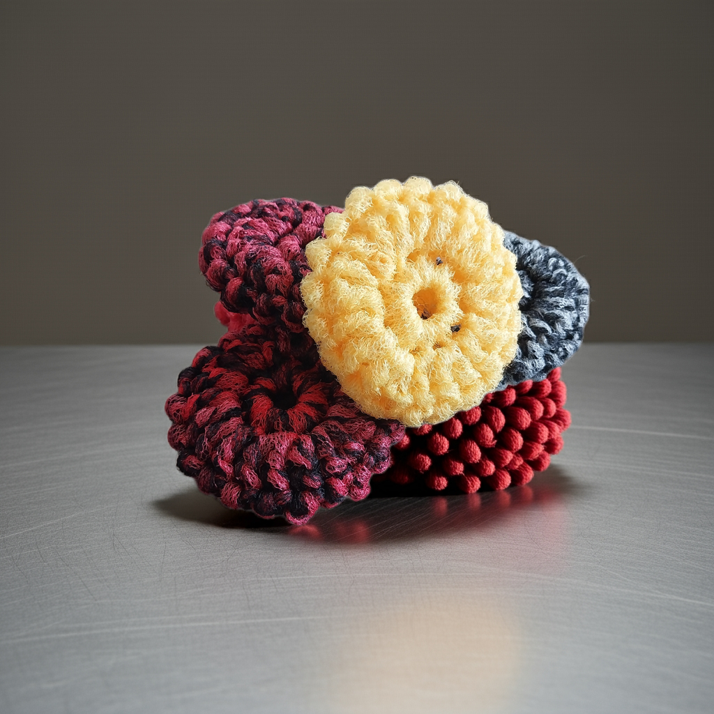Grandma Kathy's Exfoliating Foot Scrubbers, 5 pack, various colors